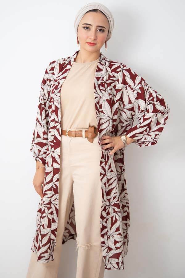 Kimono Nautik - LYS Rouge Bordeau – Image 2