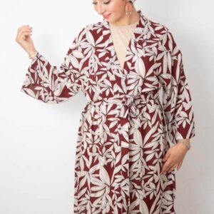 Kimono Nautik - LYS Rouge Bordeau