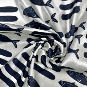 Foulard - Blue Fish