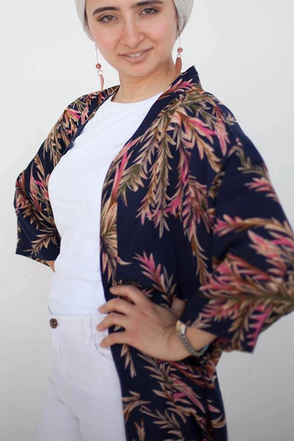 Kimono Nautik - Blue Palm – Image 2