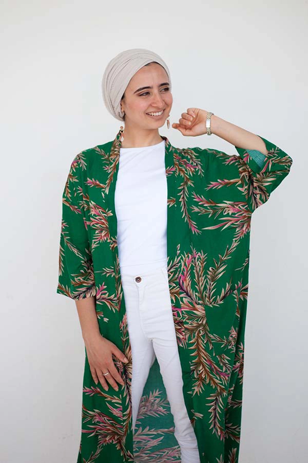 Kimono Nautik - Green Palm