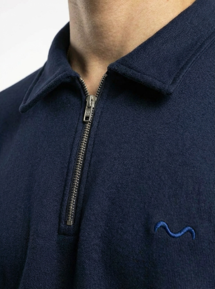 Sweat Collar Bleu Marine – Image 4